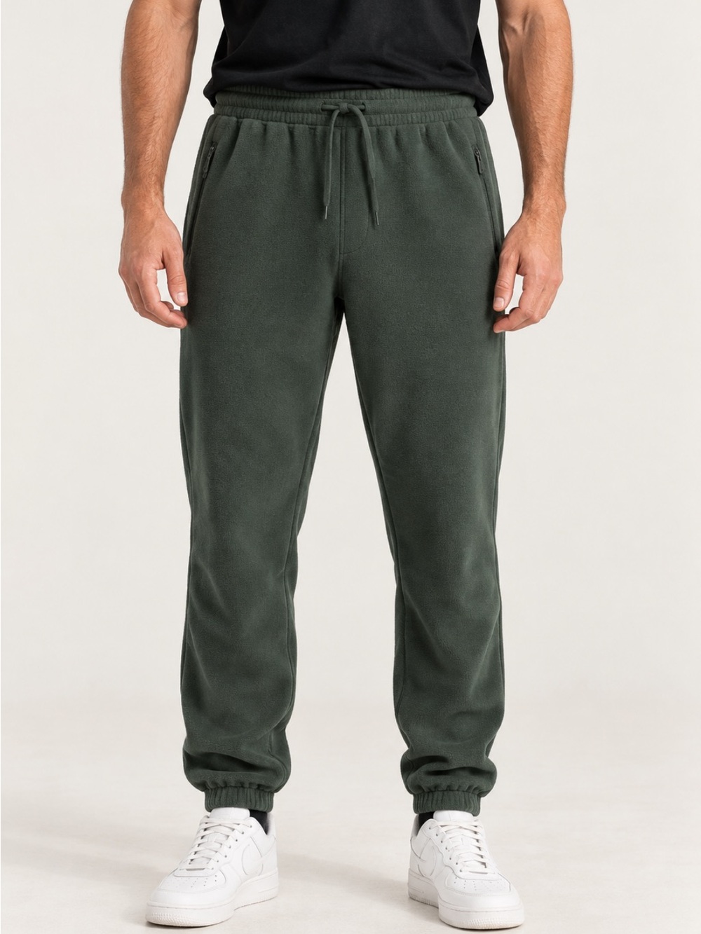 BAERSKIN Sweatpants Lite Men’s XL Dark Green Fleece Joggers